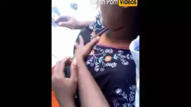 Indian porn video of south girl’s boob press