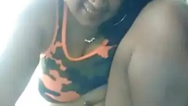Indian aunty shows her boobs and ass