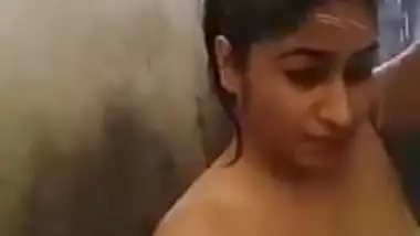 Dankuni girl bathing nude