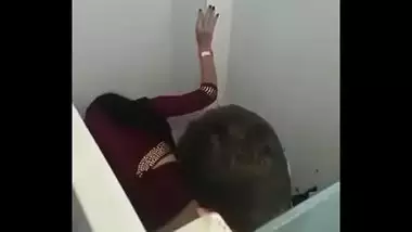Indian Wife’s Ass Fucked In Toilet