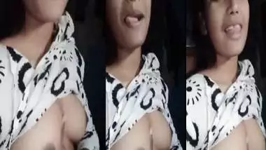 Cute Bangla college girl showing her boobs