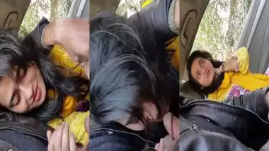 Paki college girl blowjob to her boyfriend in car
