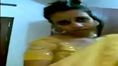 Indian wife strips for spouse and exposes muff