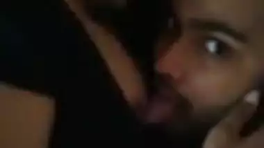 Tamil Couple Kissing and Titty Licking