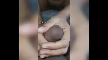 Handjob cumshot by Indian big boobs bhabhi