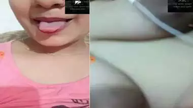 Cute Bengali girlfriend video call showing naked body